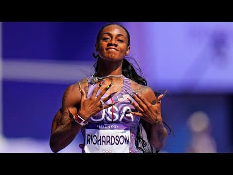 Sha'Carri Richardson makes Olympics debut