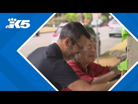 View Ridge neighbors scrub away hate, call for action after antisemitic graffiti