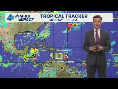 Tropical Weather Impact: Fernand moves north; NHC watching wave enter Caribbean