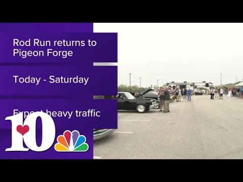 Rod Run returns to Pigeon Forge, expect heavy traffic this weekend