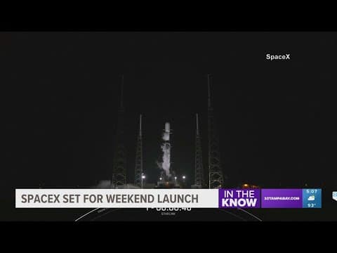SpaceX set for weekend launch