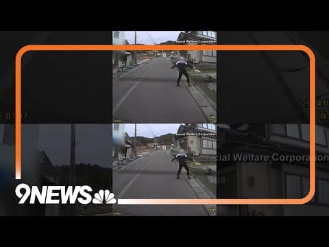 New dashcam video shows moment earthquake hit Japan