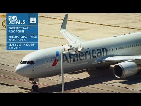 American Airlines dropping number of points needed to get a flight under new promotion