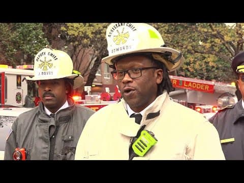 Full presser: 1 dead in Northwest DC apartment fire