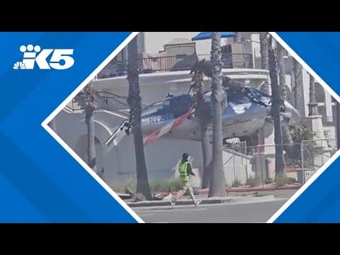 Five people survive helicopter crash in southern California