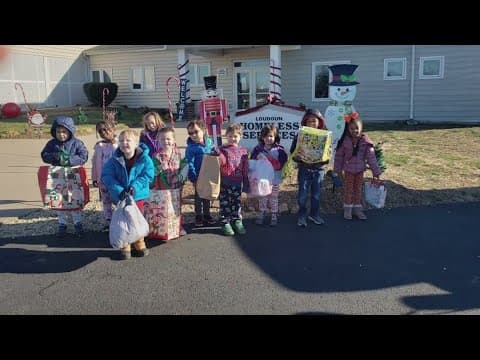Pre-schoolers donate items to unhoused people in Loudoun County | Get Uplifted