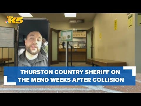 Thurston County sheriff on the mend after early April collision