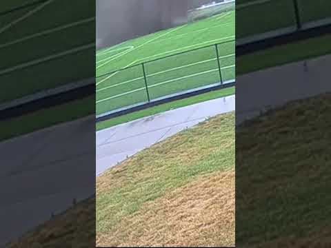 Illinois sinkhole: Hole suddenly swallows up part of soccer field #Shorts