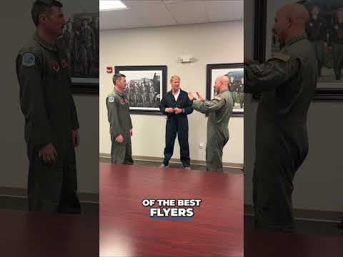 Bobby Carpenter flies with the US Navy Blue Angels ahead of Columbus Air Show #shorts