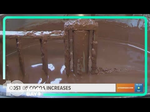 The cost of cocoa is on the rise