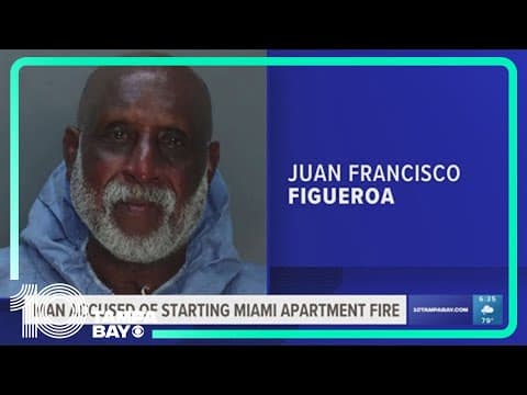 Man arrested for starting Miami apartment fire