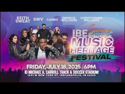 Indiana Black Expo hosting Music Heritage Festival for summer celebration