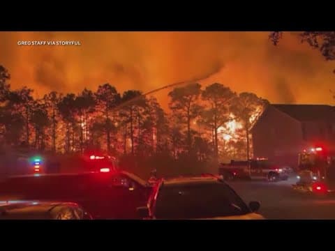 Florida Forest Service deploys dozens of firefighters to help South Carolina crews battle wildfires