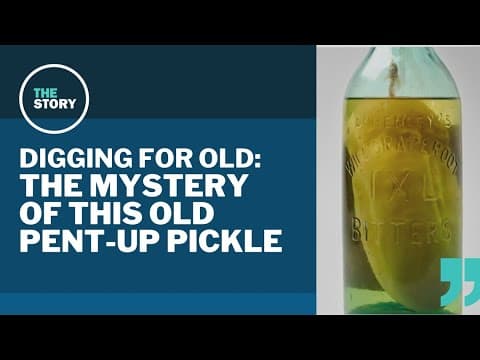 A bottled cucumber fit for furnishing | Digging for Old