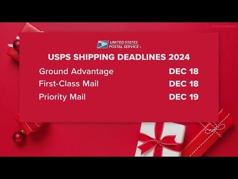 When to ship your presents so they arrive ahead of Christmas with USPS