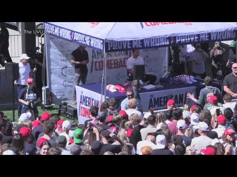 Charlie Kirk shooting: Search continues for suspect