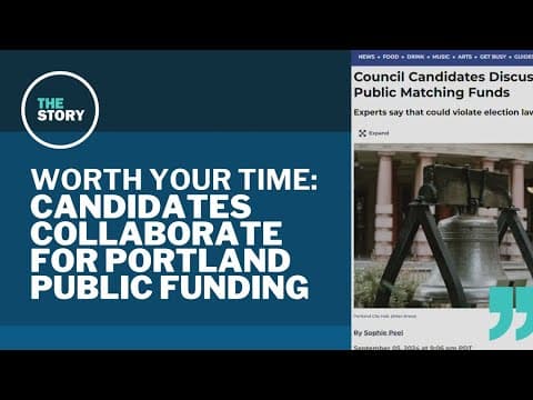 Portland candidates talked swapping donations to hit small donor threshold | Worth Your Time
