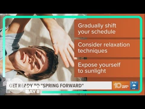 The clocks will 'Spring Forward' this Sunday, here are some tips to prepare