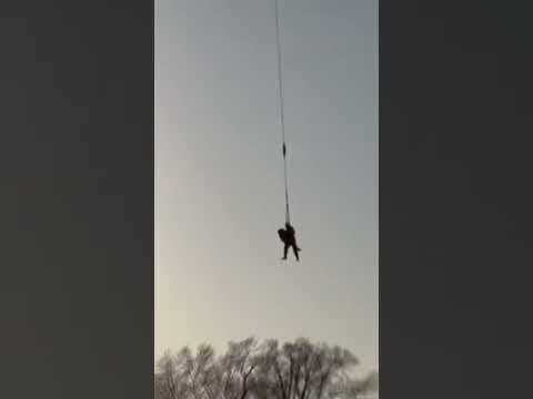 Helicopter rescues kids stranded on river near Hastings, #Minnesota. #shorts #kare11