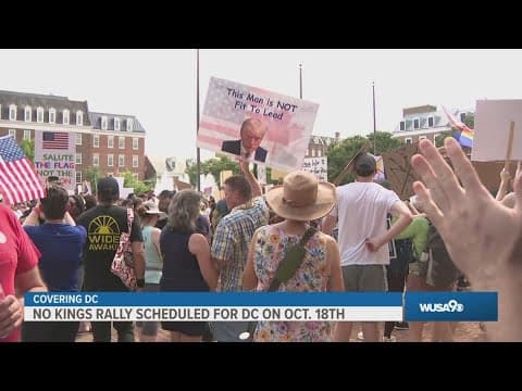 No Kings rally returning to DC Oct. 18