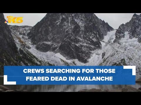 Three suspected dead after avalanche on Colchuck Peak near Leavenworth