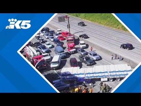 I-5 N reopens after multi-vehicle crash