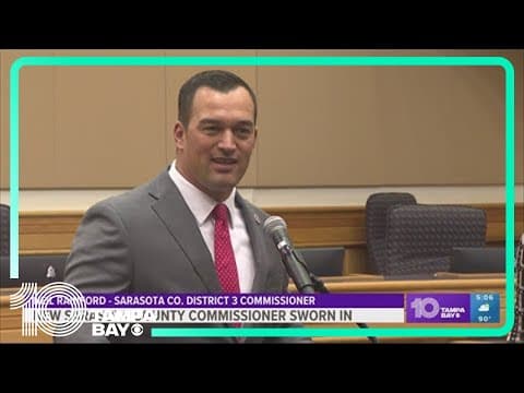 New Sarasota County Commissioner sworn in