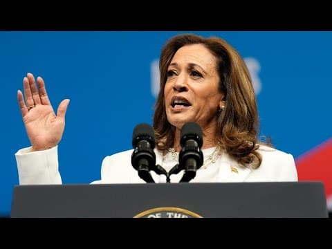 Harris calls Trump's Arlington appearance a 'political stunt' that 'disrespected sacred ground'