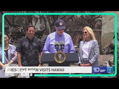 Biden says federal government will help Maui 'for as long as it takes' to recover from wildfire