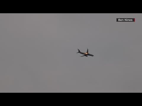 Plane rerouted back to Columbus after bird strike causes engine fire