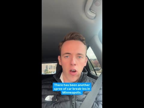 Another spree of car break-ins in Minneapolis