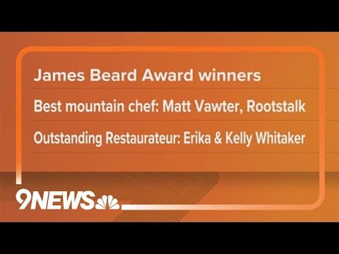 Colorado restaurateurs, chef named as James Beard Award winners