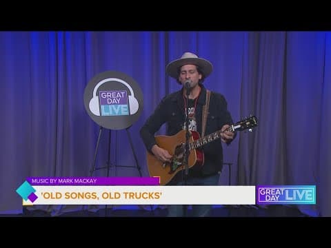 Mark Mackay hits the stage