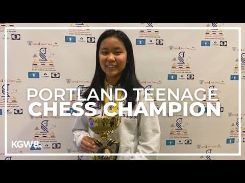 Portland teenager is a nationally ranked chess champion