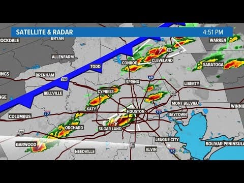 LIVE RADAR: Showers, storms popping up ahead of cold front