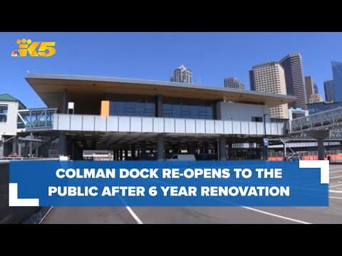 Colman Dock re-opens to public after 6 years of construction