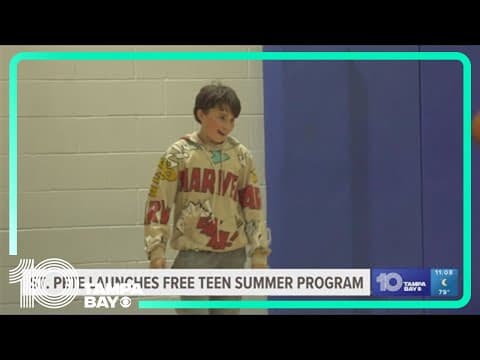 St. Pete launches free teen summer program
