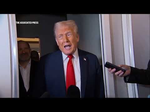 President Donald Trump says 'I don't want to talk about a third term now'