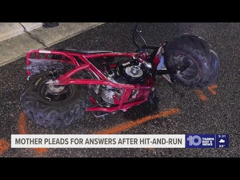 Pasco County mother pleads for answers after hit-and-run left son critically injured