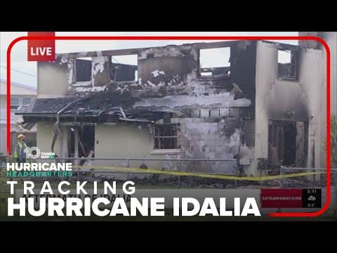 Hernando Beach home 'uninhabitable' after fire following Hurricane Idalia