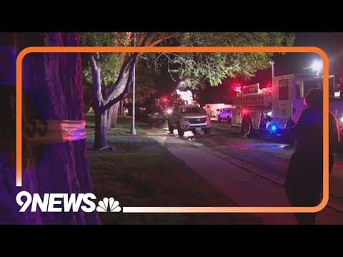 1 person taken to hospital after fire at Denver apartment building