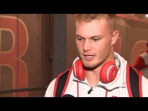 Lincoln Kienholz postgame interview | Ohio State vs. Ohio University