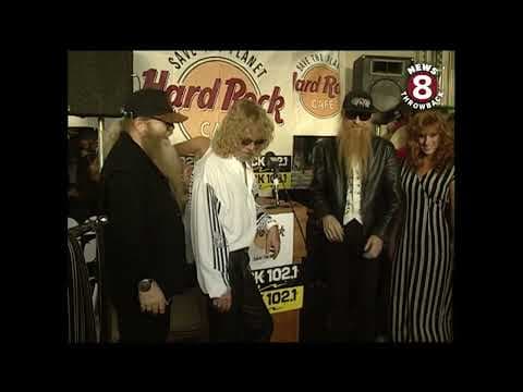 ZZ Top and The Doobie Brothers get stars at Hard Rock Cafe in La Jolla 1994/1995