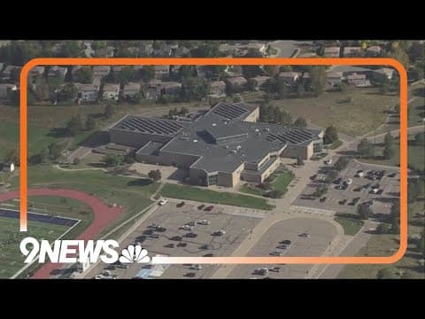 Stray bullet hits Highlands Ranch school following accidental discharge, man arrested