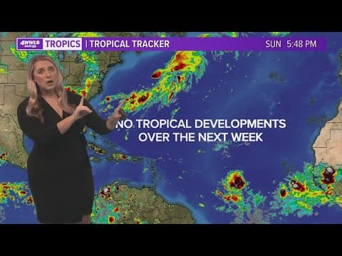 Sunday Evening Tropical Update: Quiet in the tropical Atlantic over the next week