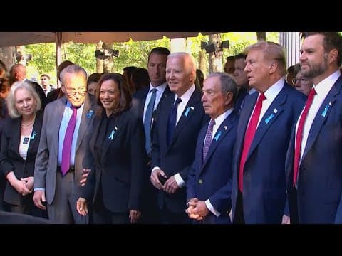 Remembering 9/11 | Biden, Harris, Trump attend service in New York
