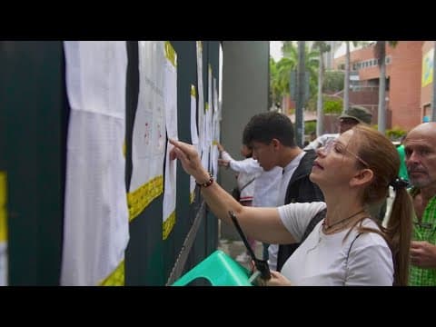 Venezualans await presidential election results