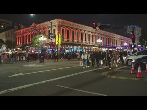 Downtown San Diego prepares for big, rainy New Years Eve
