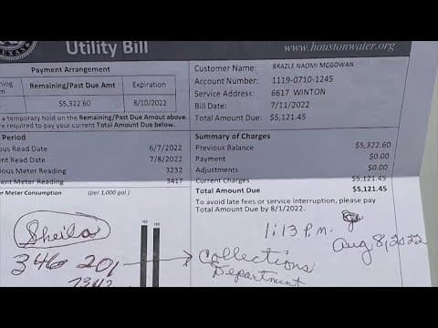 Houston City Council members introducing ordinance to address high water bills