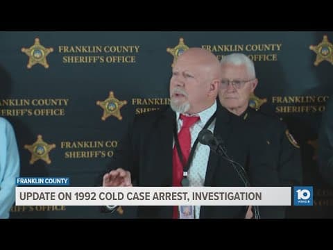 Franklin County authorities provide update on 1992 cold case arrest, investigation
